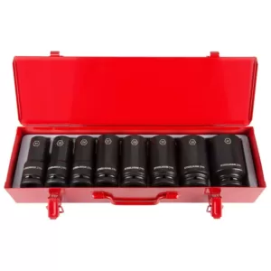 Steelman 3/4 in. Drive Deep Metric Impact Socket Set (8-Piece)