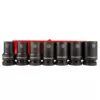 Steelman 1 in. Drive 6-Point Metric Deep Well Impact Socket Set (7-Piece)