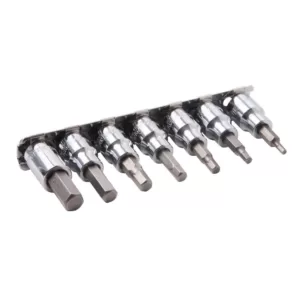 Steelman 3/8 in. Drive Metric Hex Bit Socket Set (7-Piece)