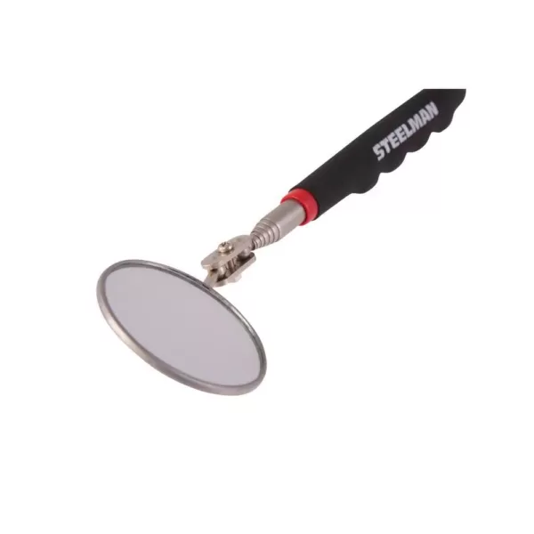 Steelman 36 in. Telescoping 2.25 in. Round Inspection Mirror