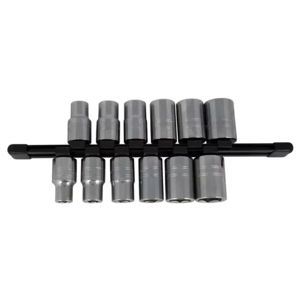 Steelman 1/2 in. Drive Double-Sided Aluminum Socket Storage Rail