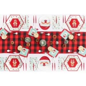 Sugar Plum Party Dinner Plate Holly Jolly (16-Piece)