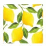 Sugar Plum Party 32-Piece Lemon Assorted Disposable Cocktail Paper Napkin