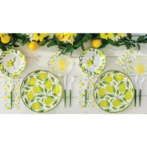 Sugar Plum Party Salad Plate Lemons (16-Piece)