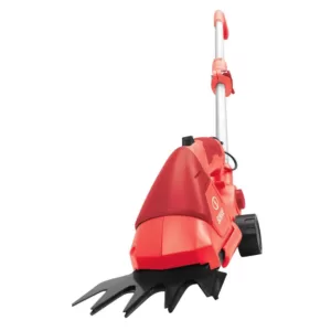 Sun Joe 7.2-Volt 2-in-1 Cordless Grass Shear and Hedge Trimmer with Extension Pole in Red