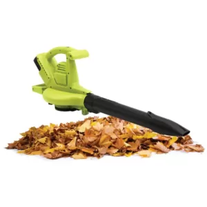 Sun Joe 200 MPH 350 CFM 40-Volt Cordless Electric Handheld Leaf Blower/Vacuum/Mulcher Kit with 5.0 Ah Battery + Charger