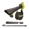 Sun Joe 250 MPH 440 CFM 14 Amp Electric Handheld Blower/Vacuum/Mulcher with Gutter Attachment