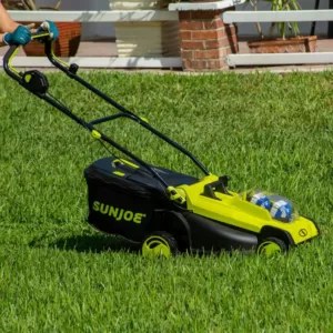 Sun Joe 17 in. 48-Volt iON+ Cordless Electric Walk Behind Push Lawn Mower (Tool Only)