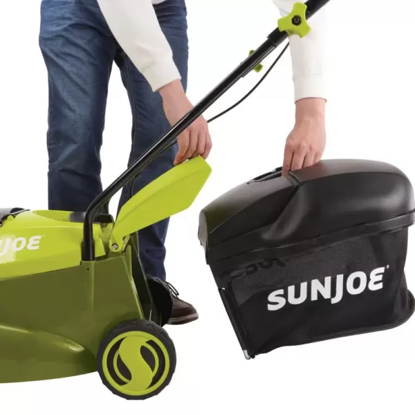 Sun Joe 14 in. 24-Volt Cordless Walk-Behind Push Mower Kit with 5.0 Ah Battery + Charger