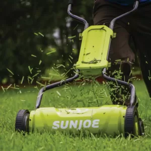 Sun Joe 18 in. 5-Position Quad Manual Walk-Behind Push Reel Mower