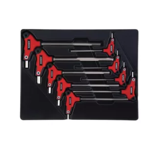 SUNEX TOOLS T-Handle - SAE - Hex Key Set (9-Piece)