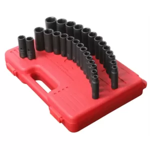 SUNEX TOOLS 1/2 in. Drive Impact Socket Set