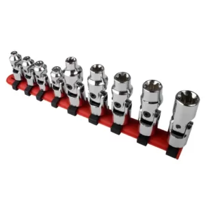 SUNEX TOOLS 1/4 in. Drive Universal External Star Socket Set (9-Piece)