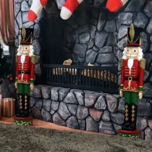 Sunnydaze Decor 37 in. Kristoff the Nutcracker Soldier Christmas Decor (Set of 2)