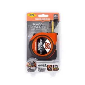 Swanson 25 ft. Savage Proscribe Tape Measure