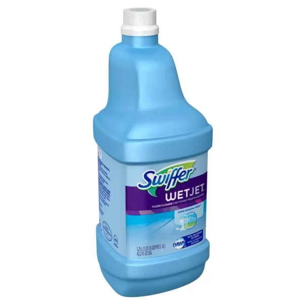 Swiffer WetJet 42 oz. Multi-Purpose Floor Cleaner Refill with Open Window Fresh Scent