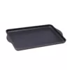 Swiss Diamond Classic Series 17 in. Cast Aluminum Nonstick Double Burner Griddle in Gray