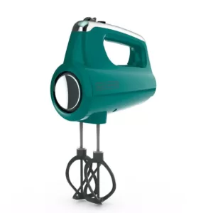 BLACK+DECKER Helix Performance Premium 5-Speed Mixer Teal Hand Mixer