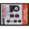 Team Sports America Philadelphia Flyers NHL Bluetooth Ticket Stub Wall Clock