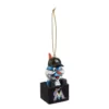 Team Sports America Miami Marlins 1-1/2 in. MLB Mascot Tiki Totem Christmas Ornament