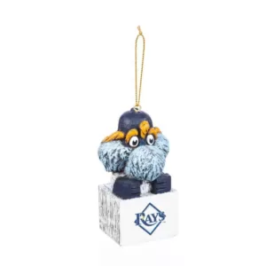 Team Sports America Tampa Bay Rays 1-1/2 in. MLB Mascot Tiki Totem Christmas Ornament