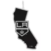 Team Sports America Los Angeles Kings 5 in. NHL Team State Christmas Ornament