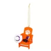 Team Sports America Clemson University 3-1/2 in. NCAA Adirondack Chair Christmas Ornament