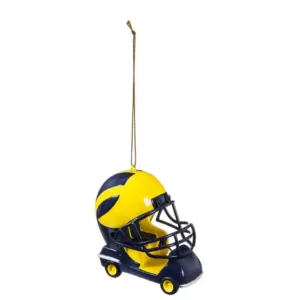 Team Sports America University of Michigan 3 in. NCAA Field Car Christmas Ornament