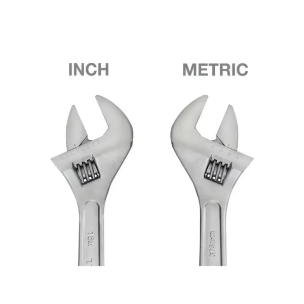 TEKTON 15 in. Adjustable Wrench