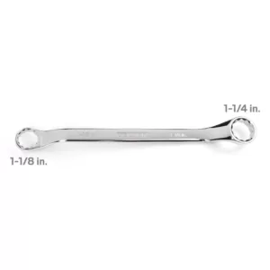 TEKTON 1-1/8 in. x 1-1/4 in. 45° Offset Box End Wrench