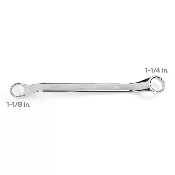 TEKTON 1-1/8 in. x 1-1/4 in. 45° Offset Box End Wrench