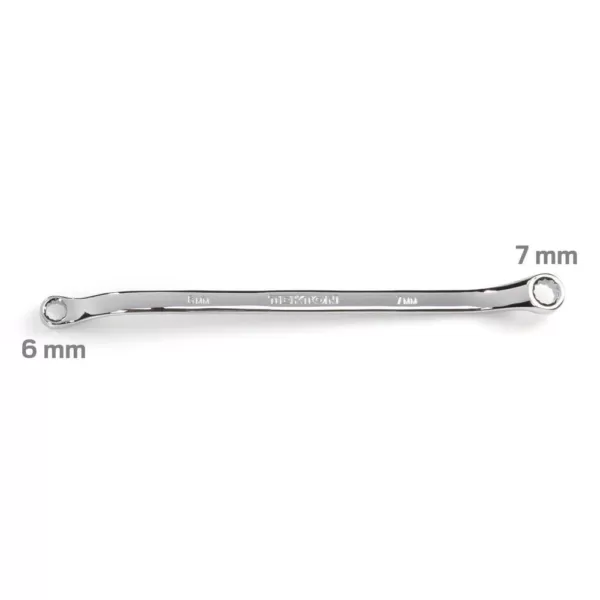 TEKTON 6 mm x 7 mm 45° Offset Box End Wrench