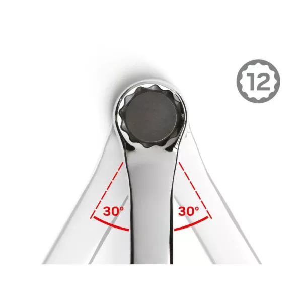 TEKTON 9 mm x 11 mm 45° Offset Box End Wrench