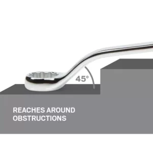 TEKTON 16 mm x 18 mm 45° Offset Box End Wrench