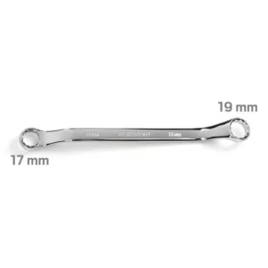 TEKTON 17 mm x 19 mm 45° Offset Box End Wrench