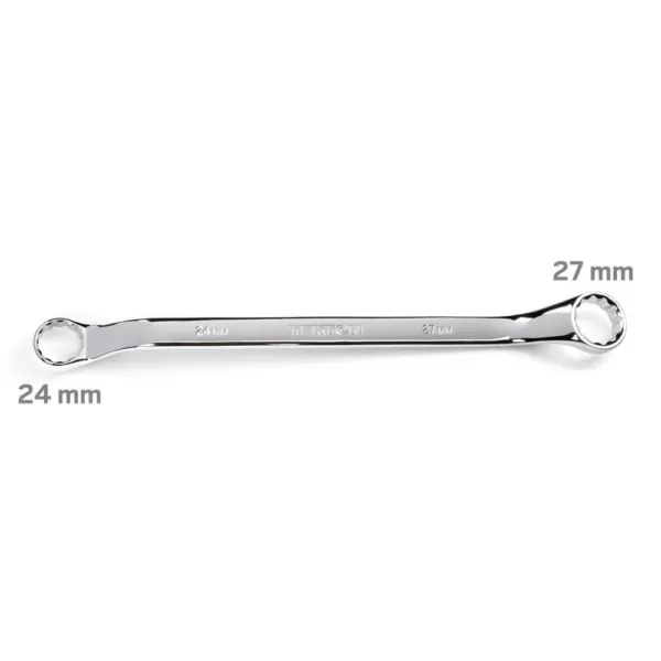 TEKTON 24 mm x 27 mm 45° Offset Box End Wrench