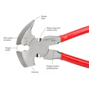 TEKTON 10-1/2 in. Fencing Pliers