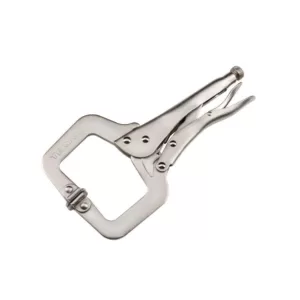 TEKTON 3-1/4 in. Swivel Pad Locking C-Clamp