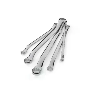 TEKTON 1/4-13/16 in. 45° Offset Box End Wrench Set with Pouch (5-Piece)