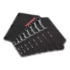 TEKTON 1/4 - 1-1/4 in. 45° Offset Box End Wrench Set with Pouch (8-Piece)