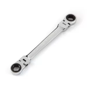 TEKTON 13 mm x 15 mm Flex-Head Ratcheting Box End Wrench