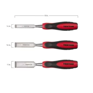 TEKTON Wood Chisel Set (3-Piece)