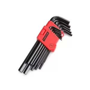 TEKTON 1.27-10 mm Long Arm Hex Key Wrench Set (13-Piece)