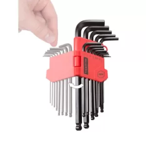 TEKTON Inch/Metric Long Arm Ball End Hex Key Wrench Set (26-Piece)