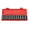 TEKTON 1/2 in. Drive 11-32 mm 12-Point Deep Impact Socket Set