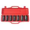 TEKTON 3/4 in. Drive 13/16 - 1-1/2 in. 6-Point Deep Impact Socket Set