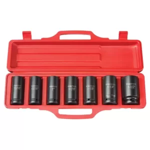 TEKTON 3/4 in. Drive 13/16 - 1-1/2 in. 6-Point Deep Impact Socket Set