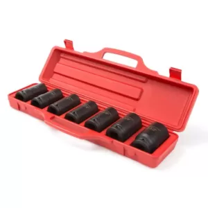 TEKTON 3/4 in. Drive 13/16 - 1-1/2 in. 6-Point Deep Impact Socket Set