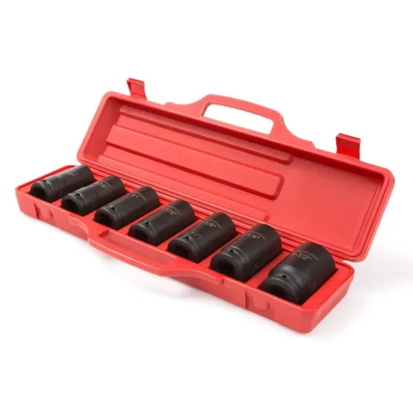 TEKTON 3/4 in. Drive 13/16 - 1-1/2 in. 6-Point Deep Impact Socket Set