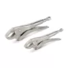 TEKTON 7 in. to 10 in. Indexing Round Jaw Locking Pliers Set (2-Piece)